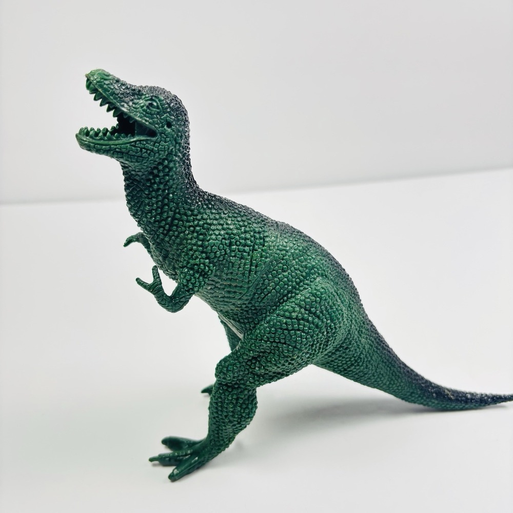 GREENBRIER‎ INTL. T-Rex Tyrannosaurus Dinosaur Figure Toy GREEN 7″ TALL